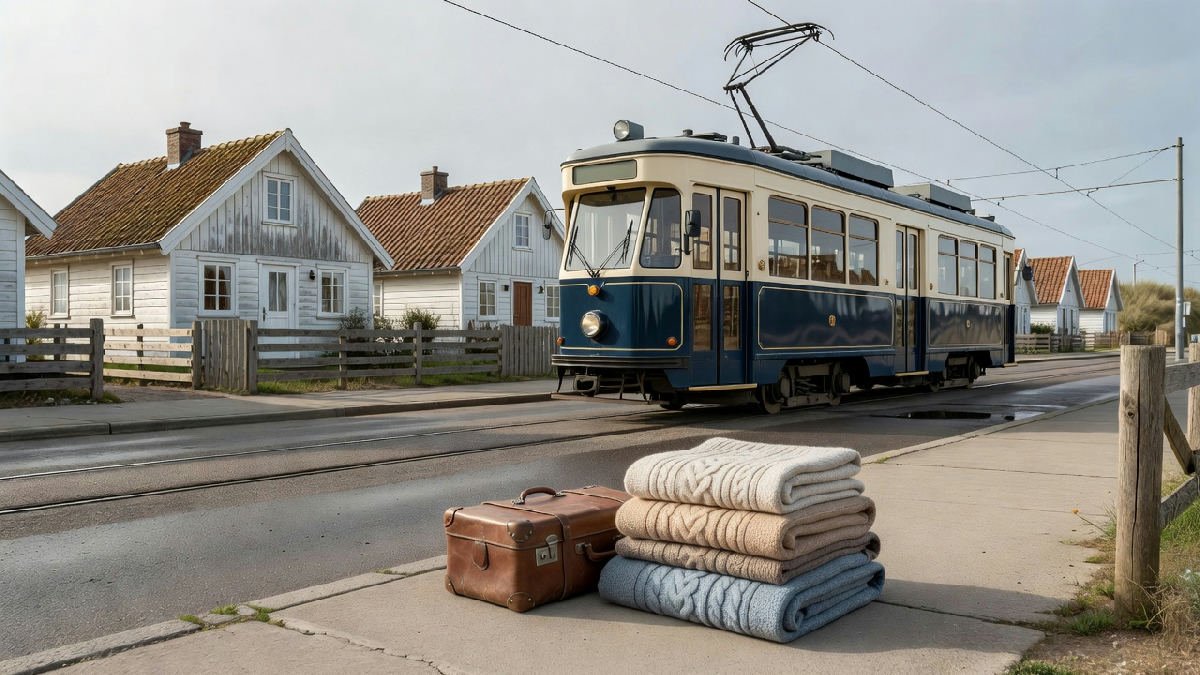 Vakantiehuizen kust nabij tramhalte